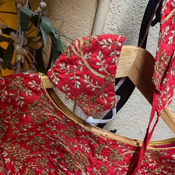 Set of  Blouse+Mask+Belt. Size - L - Picture 11 of 14